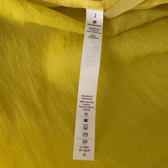 NWT Lululemon Clear Intention Jacket Soleil Yellow - Picture 13 of 16